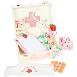 Small Foot Company Small foot Wooden Doctor's Case Isabel Spielzeug-Set aus Holz 3 y+ 28 St.