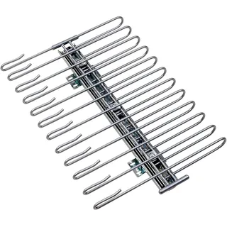 Wenko Hosenbügel Metall Silber 12 St.