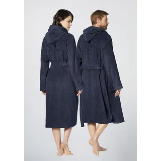 Bademantel CHIEMSEE Gr. XL, night sky, XL (56/58), 100% Baumwolle, Hausmäntel, Bademantel