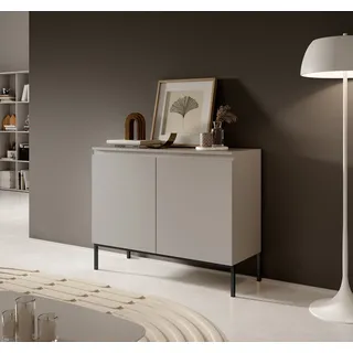 Selsey Sideboard 100 x 0 x 0 cm beige / schwarz