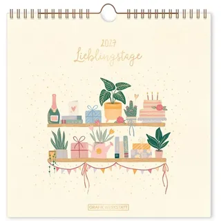 Grafik Werkstatt Das Original GmbH & Co. KG Lieblingstage Wandkalender 2027 20 x 20 cm
