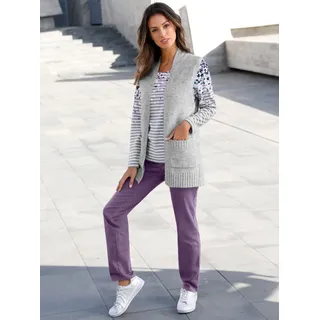 Inspirationen Longweste, grau