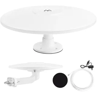 Maclean Brackets Maclean DVB-T/T2 HEVC Rundstrahlantenne aktiv Camper zentrale Kabelbefestigung MCTV-104