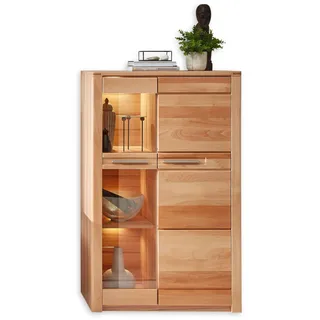 Stella Trading Vitrine 85 x 137 x 40 cm Braun