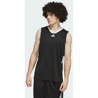 adidas Herren Basketball Legends Tank Shirt, Black/White, XS