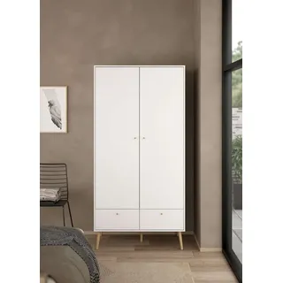 Home Affaire Drehtürenschrank Bodo 98,7 x 200,1 x 58,1 cm Weiß