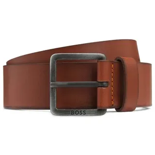 Boss Ledergürtel »Jeeko_Sz40« mit matter Schließe, braun