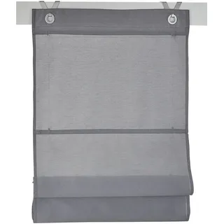 Kutti Heine Raffrollo in grau | Gr.: 140-x-45-cm
