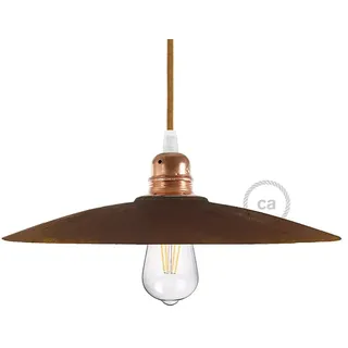 Creative Cables Keramik Lampenschirm - Rust Effect / White - One Size