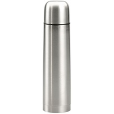 Bild axentia Edelstahl-Isolierbehälter Isolierflasche für Warm-und Kaltgetränke, silber, ca. 1000 ml