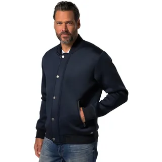 JP 1880 Herren große Größen Übergrößen Menswear L-8XL College-Jacke, Scuba, Collegekragen, Zipper