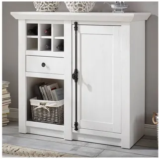 furn.design Highboard 105 x 100 cm Weiß