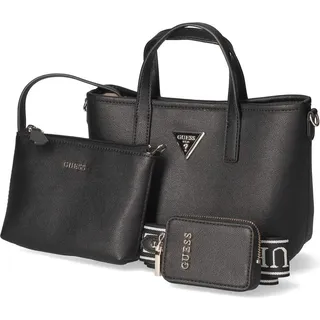 GUESS Latona Mini Tote Logo Handtaschen Schwarz Damen