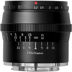 TTARTISAN 50mm F1.2 APS-C Kameraobjektiv Große Blende Manueller Fokus Festobjektiv Kompatibel mit Fuji X Mount Kamera