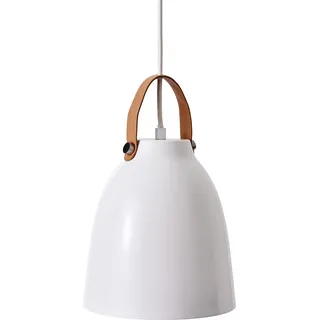 Pendelleuchte LED, Hängelampe, Deckenlampe Pendel, Pendellampe Esstisch, Pendelleuchte für Wohnzimmer, Skandinavische Design, Copenhagen D19 weiß - Weiß