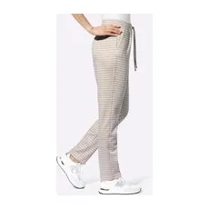 Jogpants in beige-ecru-kariert von heine - 34