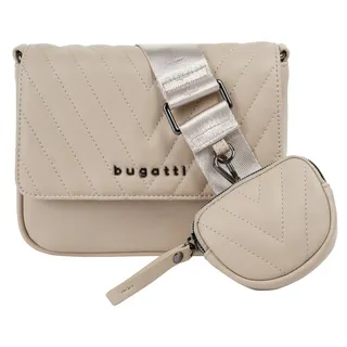 Bugatti Sira Umhängetasche Kunstleder Beige