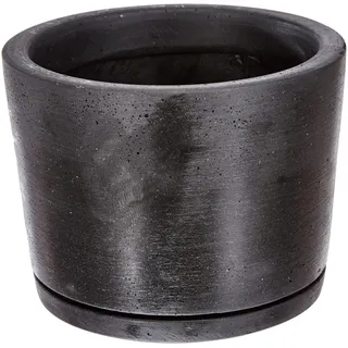 Hay Pflanztopf schwarz aus Polystone