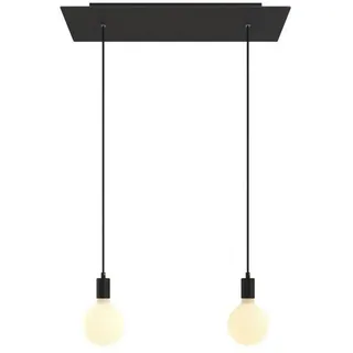 Creative Cables Rose-one Xxl 2 Falls Hängelampe - Matt Black - One Size