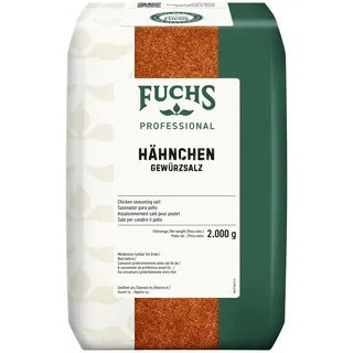 Fuchs Professional - Hähnchen Gewürzsalz | 2 kg im großen Beutel | Herzhaftes Gewürz für Hähnchen-Gerichte | Für Großverbraucher