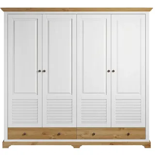 OTTO home Kleiderschrank Rauna 203 x 183 x 61 cm Weiß