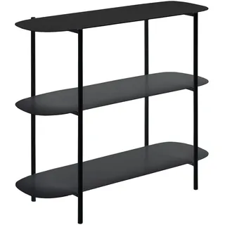[en.casa] Enebakk Konsolentisch 90x70x32 cm Schwarz