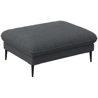 flexlux Pouf Salino 100% Polyester 97 x 43 x 76 cm Grau/Schwarz