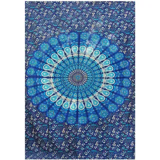 FUTURE HANDMADE Mandala Tapisserie Zwilling Größe Geschenk Hippie Wandteppiche Mandala Bohemian Psychedelic indischen Tagesdecke