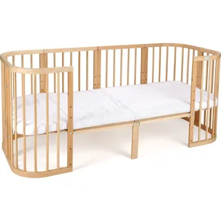 Waldin Erweiterung auf 174cm passend für 7in1 Babybett, Kinderbett, KEIN BETT,Natur - Naturbelassen