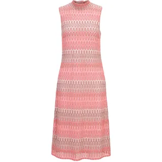 Cartoon Midikleid »Midikleid mit Stehkragen«, rosa