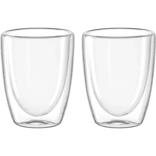 LEONARDO Doppelwandbecher Thermoglas 0,3 l 2 St.
