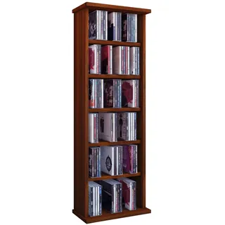 VCM CD-Regal 31 x 18 x 0 cm Nussbaum