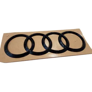 Audi 8V7071802 Ringe Emblem Logo schwarz Tuning Exclusive Black Edition, für Q3 (Typ F3) Sportback