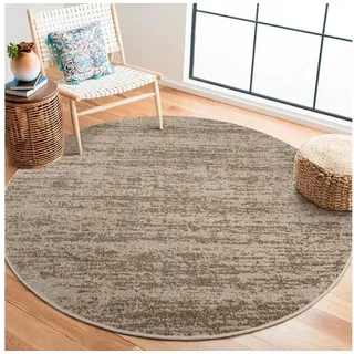 Sanat Oslo Kurzflorteppich Ø 120 cm Beige