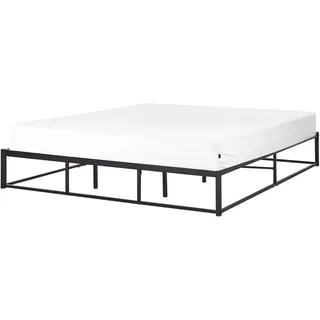 Beliani Viry 180 x 200 cm Schwarz