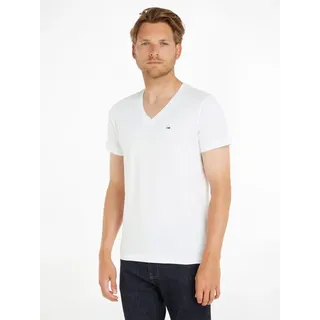 Tommy Hilfiger TJM ORIGINAL JERSEY V NECK TEE weiß L