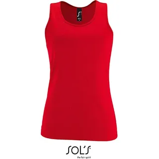 SOLs 02117 | Damen Sports Tank Top Sporty - Farbe: Red - Größe: XL - Rot