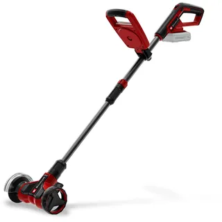 Einhell Akku-Fugenreiniger GE-CC 18/110 Li E-Solo Power X-Change (18 V, Führungsholm teleskopierbar, Zusatzhandgriff, Führungssrad verstellbar, inkl. 2x Bürsten, ohne Akku)