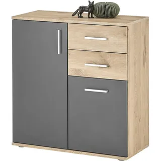 Bega Consult Kommode 80 x 84 x 35 cm Grau