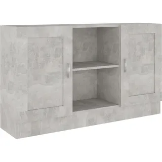 vidaXL Sideboard Betongrau 120x30,5x70 cm Holzwerkstoff