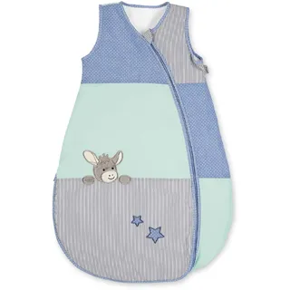Sterntaler Sommer-Schlafsack für Kleinkinder, Esel Emmi, 90 cm,