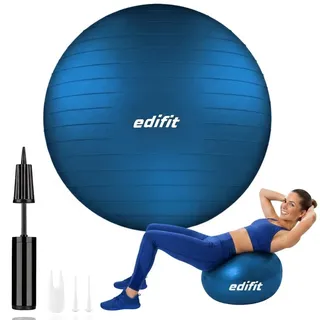 EDIFIT Gymnastikball Blau 75 cm