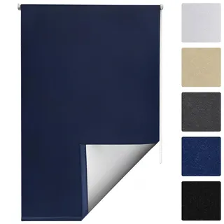 Sol Royal Thermorollo SolReflect T42 für Fenster - Türen Dunkelblau, Kunststoff, 70x220 cm Wohntextilien, Rollos - Jalousien, Rollos