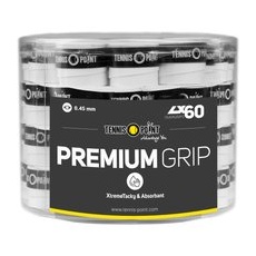 Tennis-Point Premium Grip 60er Pack, weiß