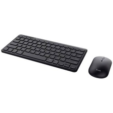 Bild Lyra WL Bluetooth®, Funk Tastatur, Maus-Set Wiederaufladbar, Geräuscharme Tasten, Spritzwass