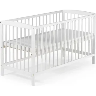 Schardt Felix Massivholzbettchen weiß lackiert , 03 014 19 02 - Weiß