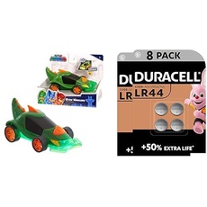 JP PJ Masks Duracell Specialty LR44 Alkali-Knopfzelle 1,5 V, 8er-Packung (76A/A76/V13GA) entwickelt für die Verwendung in Spielsachen, Taschenrechnern und Messgeräten [Amazon exklusiv]