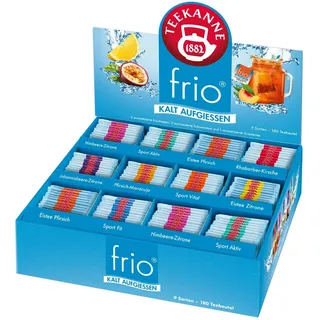 TEEKANNE frio Collection Box, 180 Beutel, 9 Sorten Kaltaufguss Tee