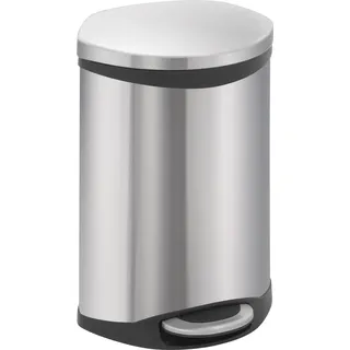 Shell Bin 10 Liter, EKO - Matt Edelstahl - Silber