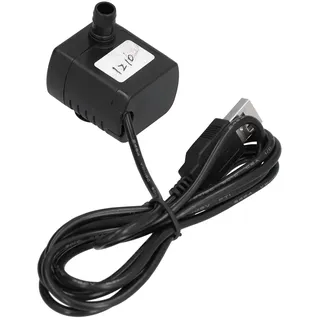LiebeWH Wasserpumpe Mini 170L/H DC wasserdicht tauchbar mit USB-Stecker für Aquarien Brunnen DC12V